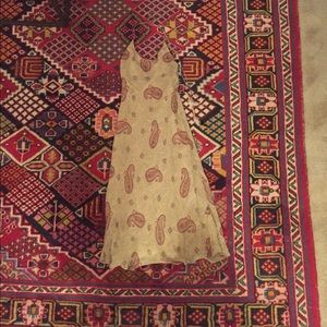 Lauren Ralph Lauren paisley silk halter dress